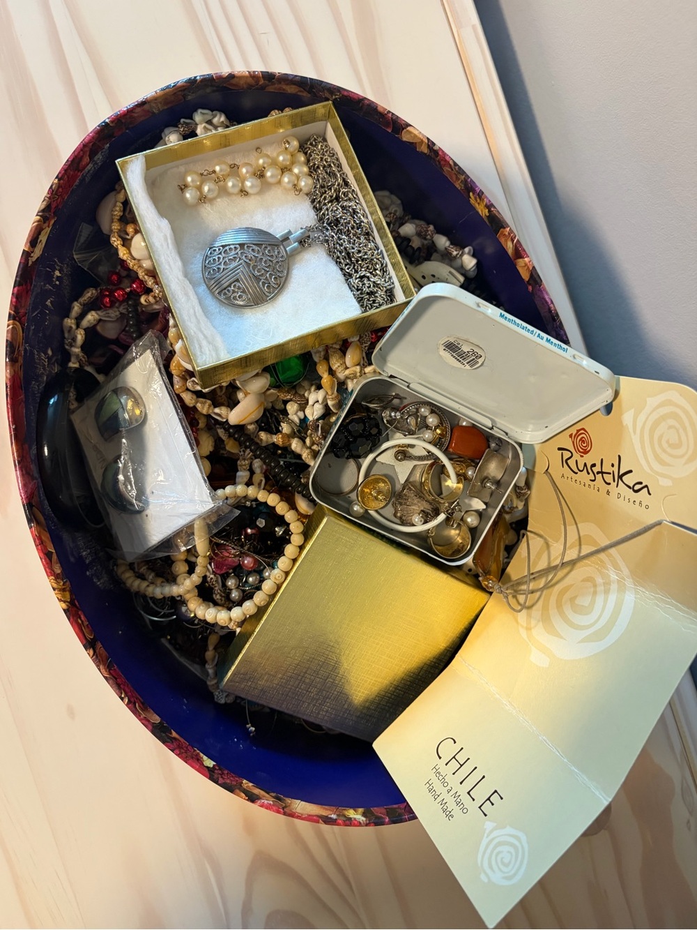 Box of Vintage Jewlery